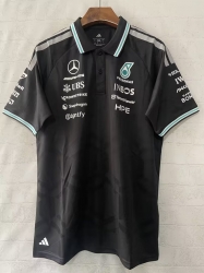 2026 MERCEDES black F1 polo S-5XL